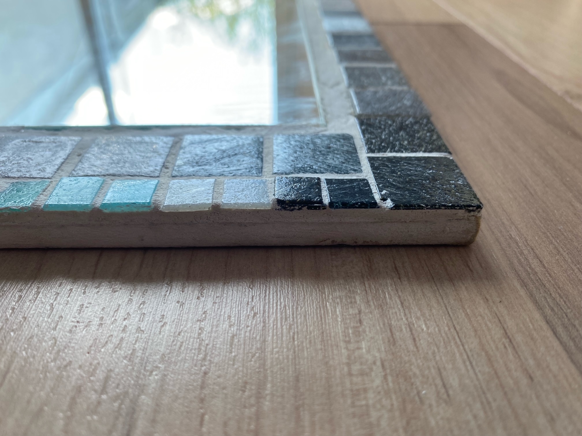 Model wearing plain gray basic tee.